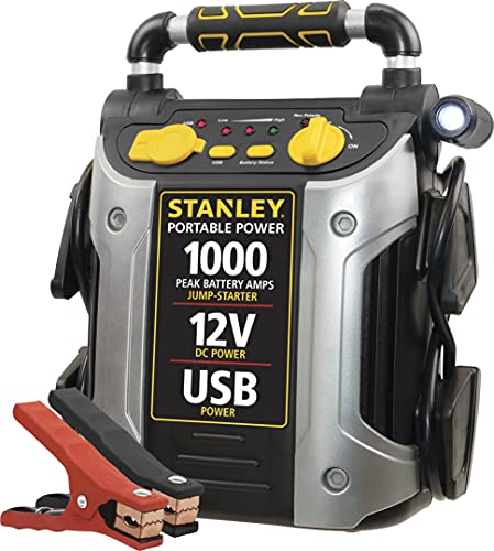 Arrancador de Emergencia Stanley J509 1000 Amp Pico para Vehículos
