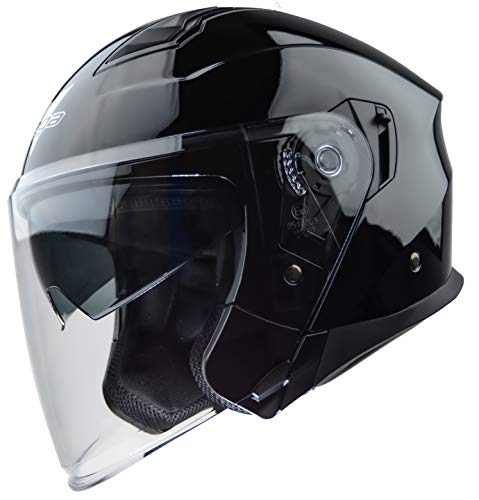 Casco Vega Helmets 9000-012 Magna tipo Abierto para Motocicleta con Protector Solar Unisex