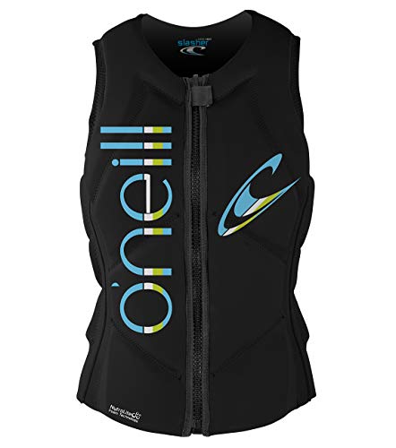 Chaleco de Competencia O'Neill Women's Slasher Comp Vest, Black/Black, 6