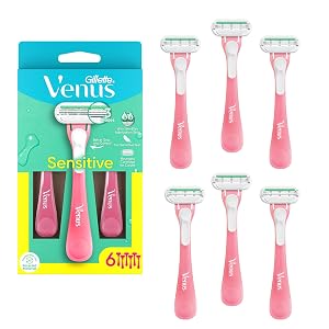Gillette Venus Sensitive Women's Disposable Razors - 6 Pack