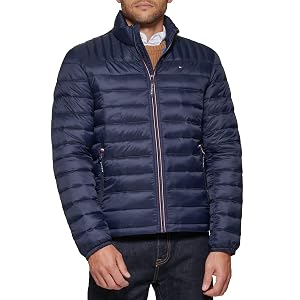 Chaqueta Puffer Tommy Hilfiger para Hombre, con Relleno Alternativo Ultra Loft Resistente al Agua,