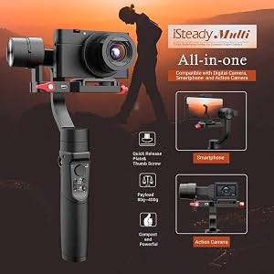 hohem Isteady Multi 3-Axis Handheld Stabilizing Gimbal for Compact Digital Camera