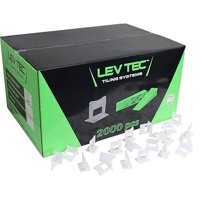Productos RTC LevTec 1/16 Inch Niveladores de Plástico para Azulejos de Baño/Cocina y Pisos