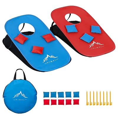 Set de Cornhole Portátil Plegable Himal Outdoors 2 x 1 pies
