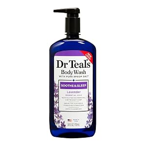 Jabón Corporal Dr Teal's Pure Epsom Salt Body Wash Soother & Moisturize With Lavender 24 oz (Pa