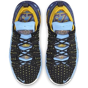 Nike Lebron XVIII para niño (Talla grande) Negro/University Gold/Coast/Concord 4.5 Big Ki