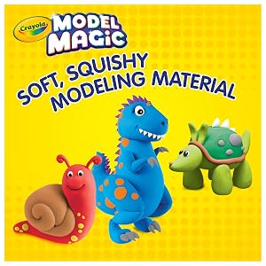 Crayola Model Magic Blanco, paquete de 4 (8 oz cada uno), Imprescindibles para maestros y esenciales de aula