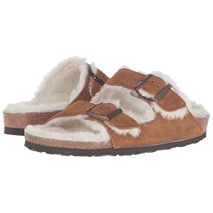Birkenstock Arizona Shearling - Gamuza (Unisex) Gamuza Mink EU 39 (US Men's 6-6.5)