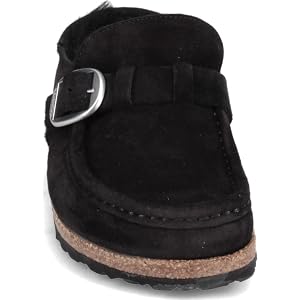 Zueco Birkenstock Buckley Shearling - Ante Negro/Ante Negro/Shearling EU 36 (US