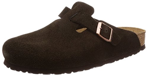 Sandalias Birkenstock Boston para Hombre Ante Marrón 40 N EU N 660463