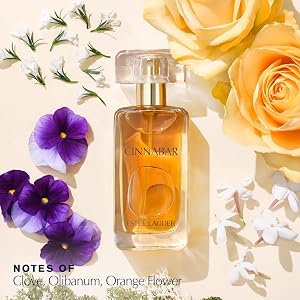 Estée Lauder Cinnabar Eau de Parfum Spray con Notas de Jazmín, Flor de Azahar