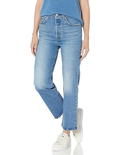Jeans Rectos Levi's Ribcage Straight Ankle para Mujer