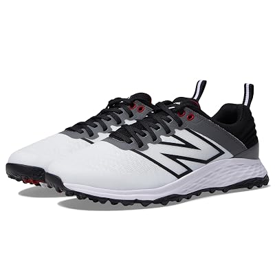 Zapato de Golf New Balance Fresh Foam Contend v2 para Hombre, 15 D, Blanco/Negro