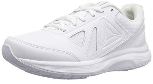 Zapato Reebok Women's Walk Ultra 6 DMX MAX, Blanco/Acero, 9.5 M US
