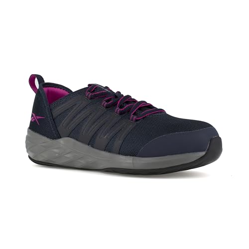 Reebok Work Astroride Work ST Oxford Women's Oxford, 9.5 C/D US, Azul Marino-Rosa