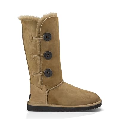 Botas UGG Australia Women's Bailey Button Triplet, 8, Chocolate