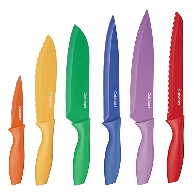 Juego de Cuchillos Cuisinart C55-01-12PCKS Collection de 12 Piezas, Multicolor Advantage-Cutlery-