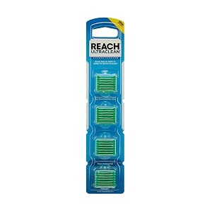 Cabezales de Repuesto REACH Ultraclean Access Flosser, Menta, Removedor de Placa para Dientes