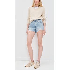 Shorts de Denim Free People Women's Now or Never, Moon Child, 32