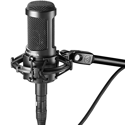 Micrófono de condensador Audio Technica AT2035 negro, patrón cardioide