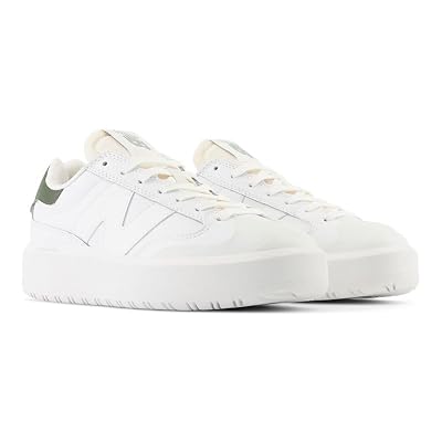 Tenis New Balance Women's CT302 Court, Blanco/Kombu/Gris Sombra, Talla 6 Mediano US