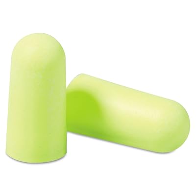 3M 3121250 Protectores Auditivos Ear Soft sin Cordón, 10/BX, Neón/Amarillo