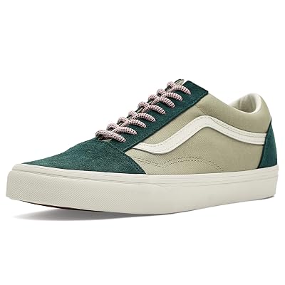 Vans Unisex Old Skool Lace Rosa/Verde Hombre 8.5/Mujer 10 M