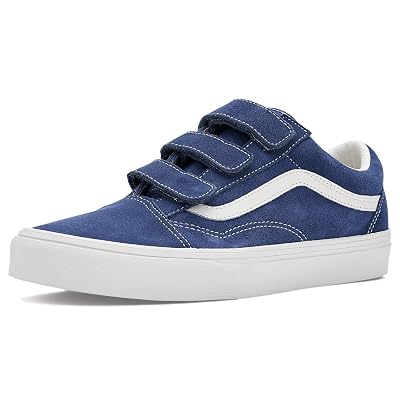 Tenis Vans Unisex Old Skool V, Ante Azul Profundo, Talla 7.5 US Hombre