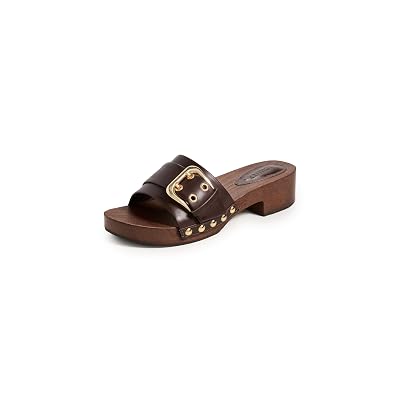 Zuecos para Mujer SCHUTZ Irie, Marrón Castaño, 6.5 Mediano US