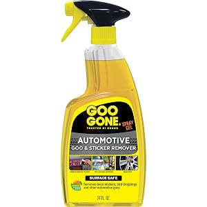 Limpiador Automotriz Goo Gone - 24 Onzas - Para Pegatinas de Parachoques, Chicle, Excrementos de Pájaros, T