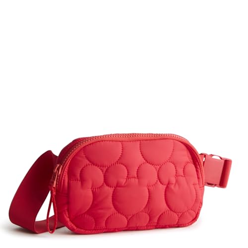 Bolso de cintura pequeño Vera Bradley Women's Disney Featherweight Woodward, High Risk Red