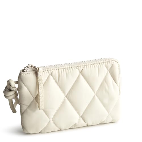 Vera Bradley Monedero Mujer Featherweight Zip, Pumice Stone, Talla Única