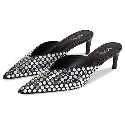 Tacón Mule Michael Kors Kasia para Mujer Negro 2 8.5 Medium