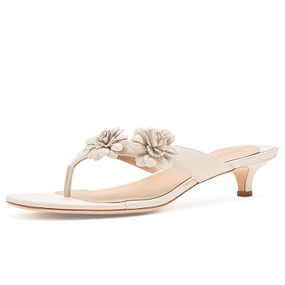 Lauren Ralph Lauren, Mujer, Sandalias Francesca Nappa con Ribete Floral, Blanco Suave, 5