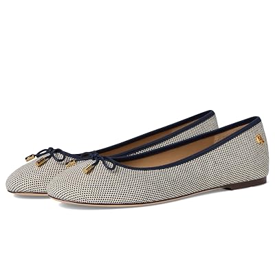 Zapato Plano Lauren Ralph Lauren Jayna Ballet, Azul Marino, 8