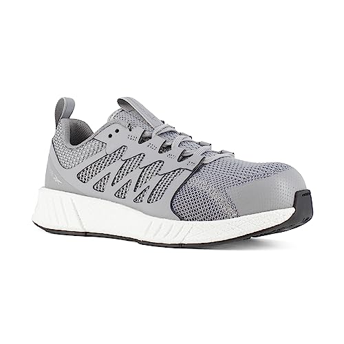 Zapato de Trabajo Reebok Work Women's Fusion Flexweave Gris Claro con Puntera Composite