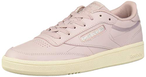 Reebok Womens Club C Sneaker, CV-Ashen Lilac/Pure Silve, 5