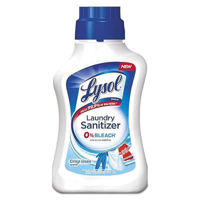 Lysol 95871 Desinfectante para Ropa, Líquido, Lienzo Fresco, 41 Oz, 6/Cartón