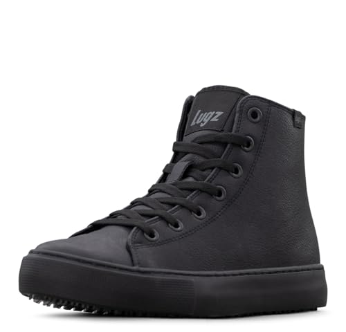 Zapato de Trabajo Antideslizante Lugz Women's Stagger Hi, Negro, 8 M US