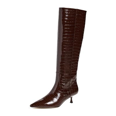 Botas para Mujer Stuart Weitzman Naomi 50mm, Walnut, Marrón, Talla 6 US Mediano