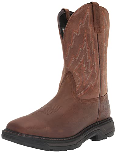 Bota de Trabajo ARIAT BMVY9 Big Rig para Hombre Marrón Oscuro/Wicker Talla 12 Ancho