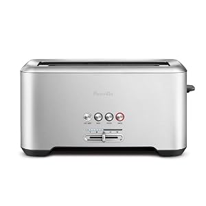 Tostadora Breville BTA730XL Bit More, 4 Rebanadas, Acero Inoxidable Cepillado