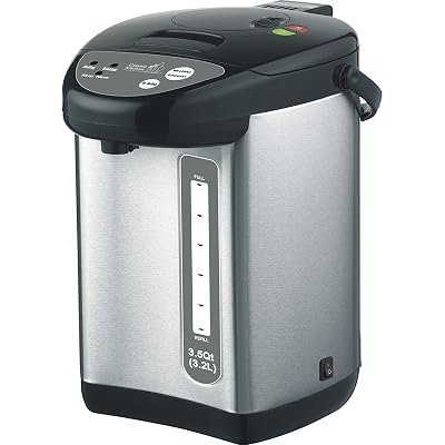 Hervidor Eléctrico Classic Kitchen CK321NP 3.5QT (3.2L) Calentador de Agua con Bomba P