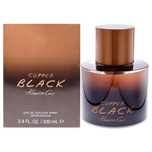 Colonia Spray Kenneth Cole Copper Black Eau de Toilette para Hombre, 3.4 Fl Oz
