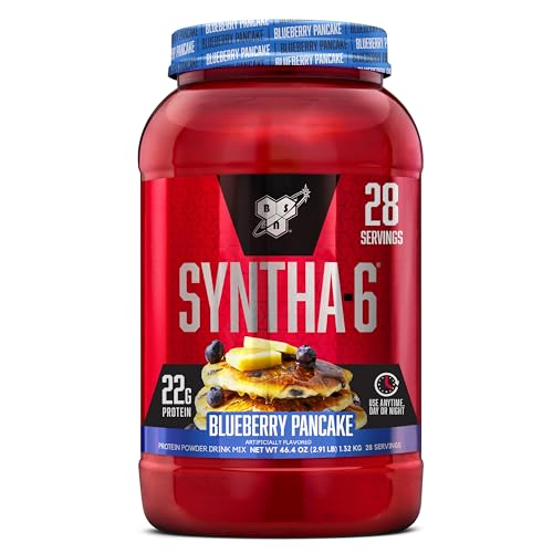 Polvo de Proteína Premium BSN SYNTHA-6 con 6g de Fibra, Proteína de Suero, Caseína Micelar