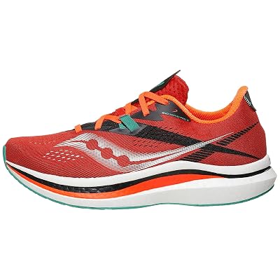 Zapato para Correr Saucony Endorphin Pro 2 para Hombre, Scarlet/Black, 12.5