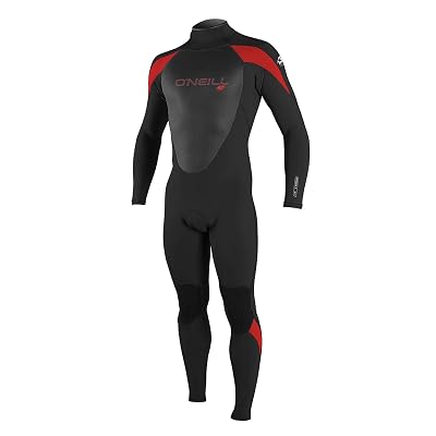 O'Neill Men's Epic 4/3mm Full Wetsuit XS Black/Black/red (4212IS)