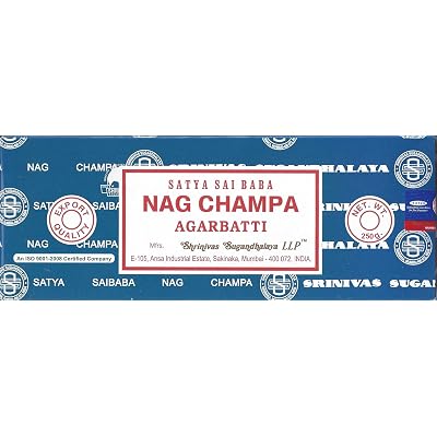 Incienso Satya Sai Baba Nag Champa Agarbatti, 250 gm