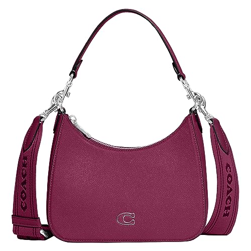 Bolso COACH Hobo Crossbody en Crossgrain, Deep Plum