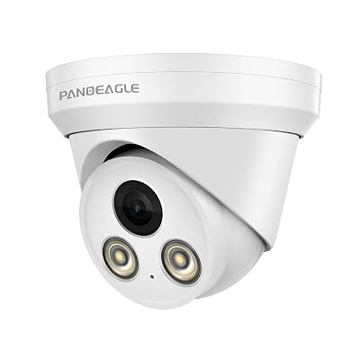 Cámara IP POE UltraHD 8MP a Todo Color Compatible con Hikvision, Detección de Personas y Vehículos